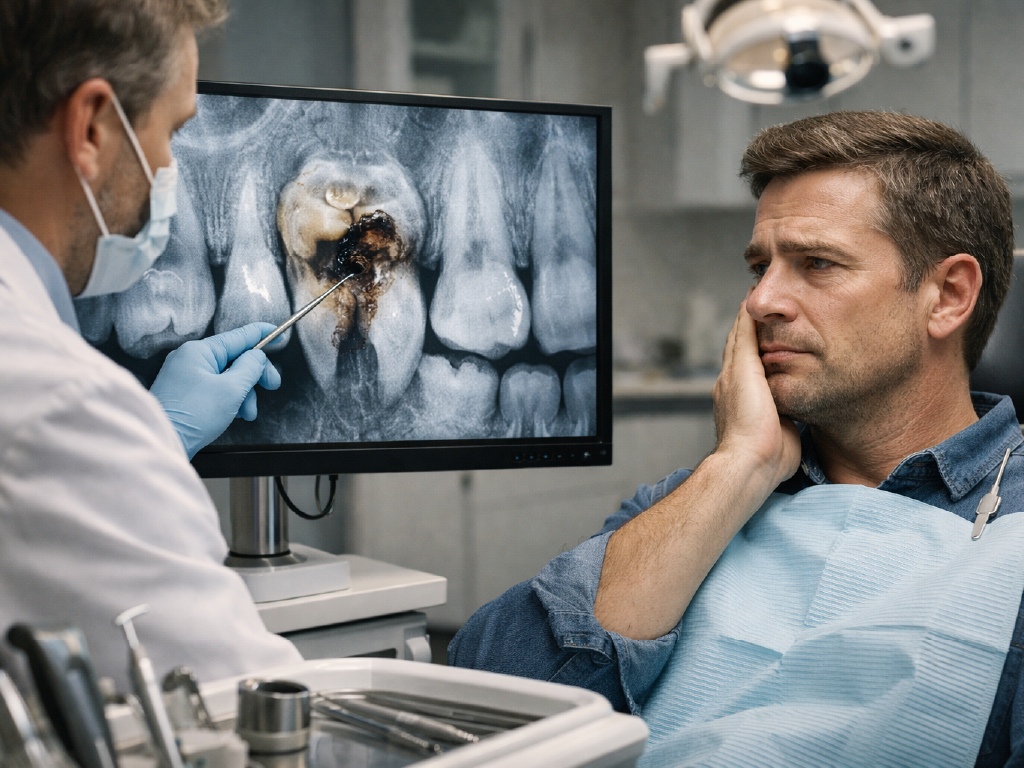 Waarom ontstaat tandbederf? Wat gebeurt er als een rotte tand niet wordt getrokken?