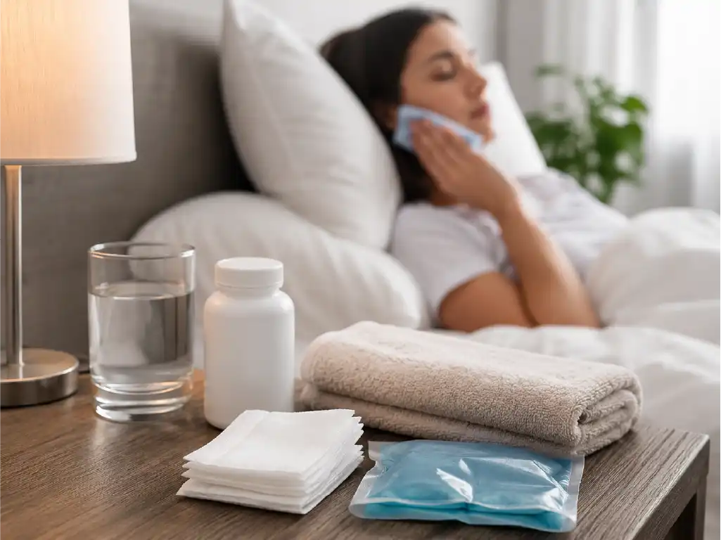 Wat te doen na tandextractie? Pijn, slaap, voeding en infectietekenen