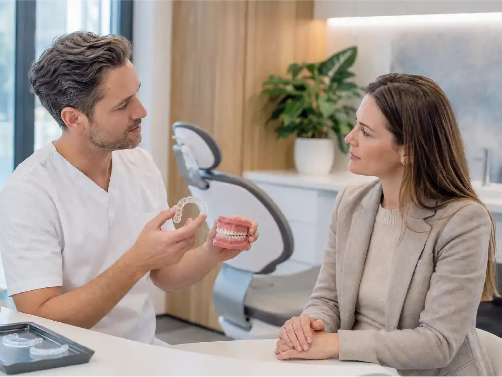Transparante aligners op het werk: vallen ze op?
